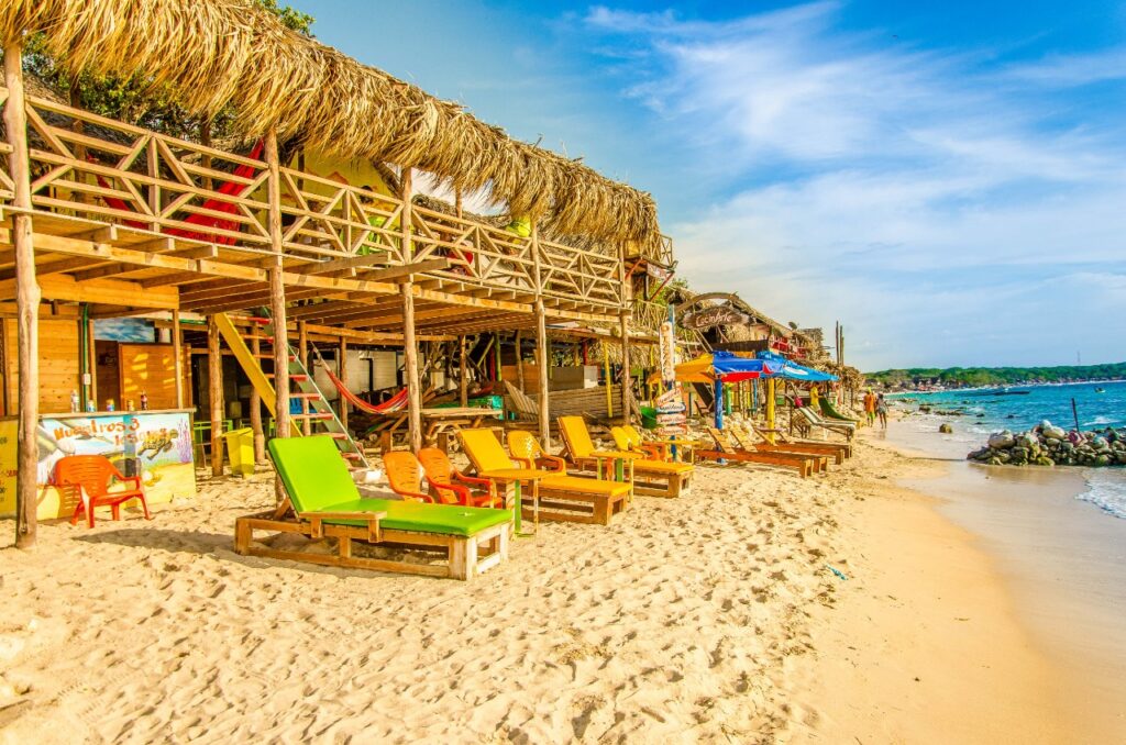 Playa tranquila - Isla baru -Cartagena - Colombia