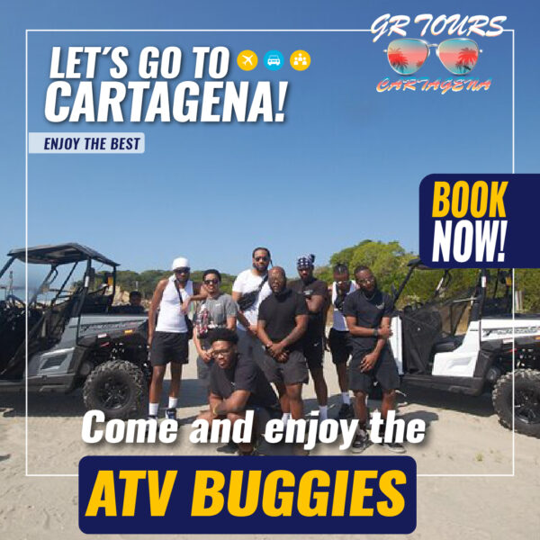 Cartagena ATV BUGGY and JET SKI-BEACH and barrio tour